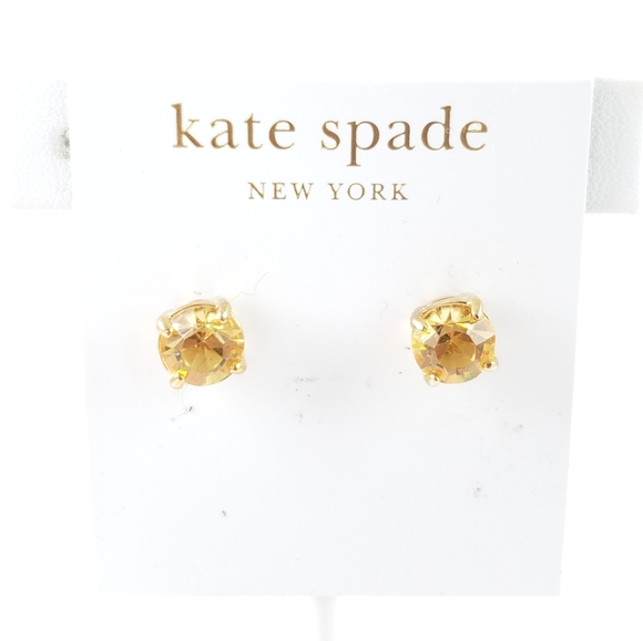 kate spade Jewelry - NWT! kate spade earrings amber color stones
